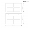 Настенный уличный светильник 370775 Zebra Novotech (3)