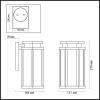 Уличный настенный светильник 4048/1W Gino Odeon Light (3)