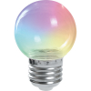 Светодиодная лампа 1W RGB E27 38132 LB-37 Feron (1)