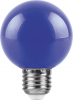 Светодиодная лампа 3W синий свет E27 25906 LB-371 Feron (1)