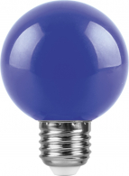 Светодиодная лампа 3W синий свет E27 25906 LB-371 Feron