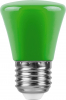 Светодиодная лампа 1W зеленый свет E27 25912 LB-372 Feron (1)