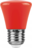 Светодиодная лампа 1W красный свет E27 25911 LB-372 Feron (1)