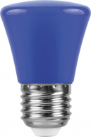Светодиодная лампа 1W синий свет E27 25913 LB-372 Feron