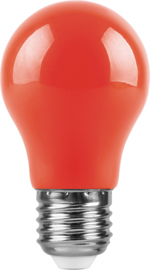 Светодиодная лампа 3W красный свет E27 25924 LB-375 Feron