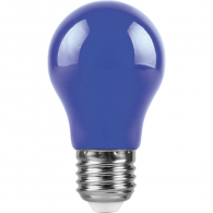 Светодиодная лампа 3W синий свет E27 25923 LB-375 Feron
