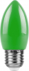 Светодиодная лампа 1W зеленый свет E27 25926 LB-376 Feron (1)