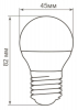 Светодиодная лампа 5W белый теплый свет E27 25404 LB-38 Feron (2)