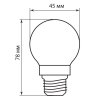 Светодиодная лампа 5W белый теплый свет E27 25581 LB-61 Feron (2)