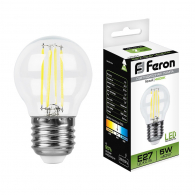 Светодиодная лампа 5W белый свет E27 25582 LB-61 Feron