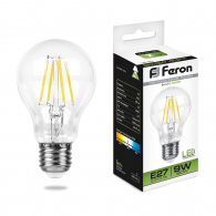 Светодиодная лампа 9W белый свет E27 25632 LB-63 Feron