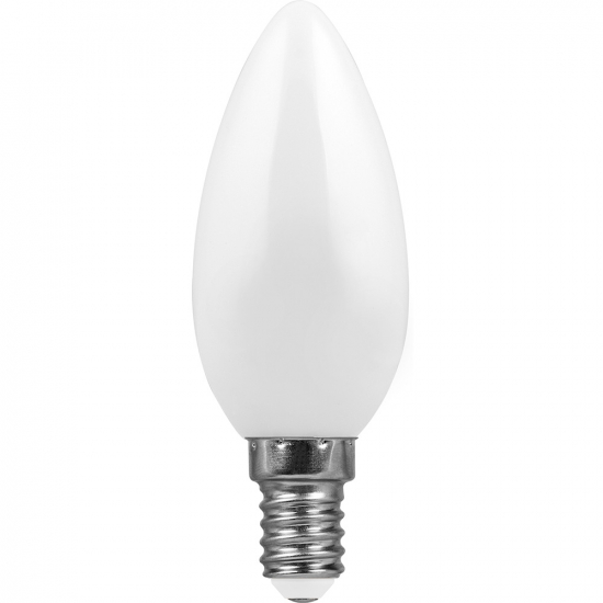 Светодиодная лампа 7W белый теплый свет E14 25785 LB-66 Feron
