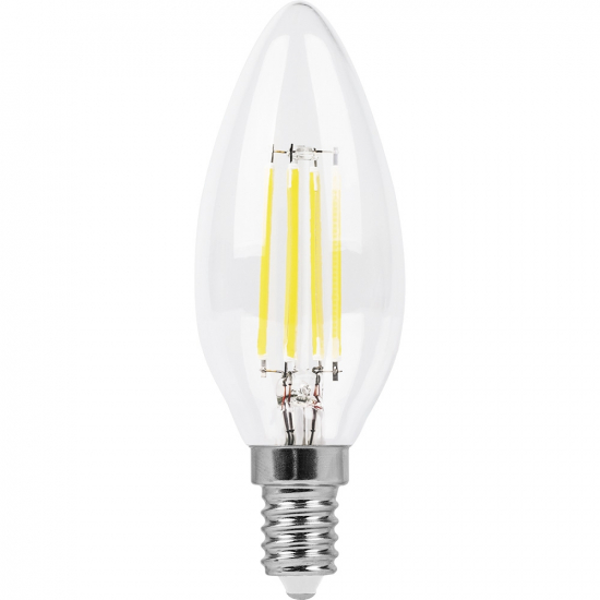 Светодиодная лампа 9W белый теплый свет E14 25956 LB-73 Feron