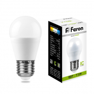 Светодиодная лампа 11W белый свет E27 25950 LB-750 Feron