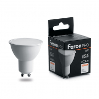 Светодиодная лампа 6W белый свет GU10 38087 LB-1606 Feron