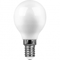 Светодиодная лампа 13W белый теплый свет E14 55157 SBG4513 Saffit