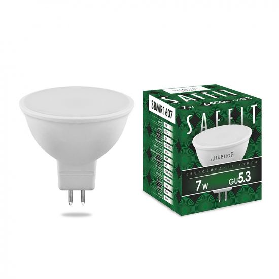 Светодиодная лампа 7W дневной свет G5.3 55029 SBMR1607 Saffit