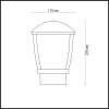 Уличный светильник на столб 4051/1B Tako Odeon Light (3)