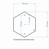 Фонарь на постамент Andromeda S Glyf-8024S черное золото Elektrostandard (2)