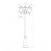 Уличный фонарь Andromeda Glyf-8024F/3 черное золото Elektrostandard (3)