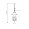 Подвесной светильник Virgo H черное золото Glxt-1450H Elektrostandard (2)