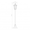 Уличный светильник 1014F черное золото Gl 1014F Claro Elektrostandard (2)