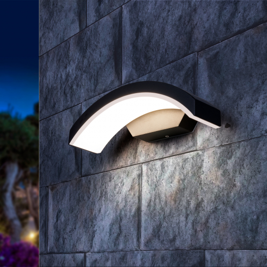 Настенный светильник 1671 Techno LED черный Asteria D Elektrostandard
