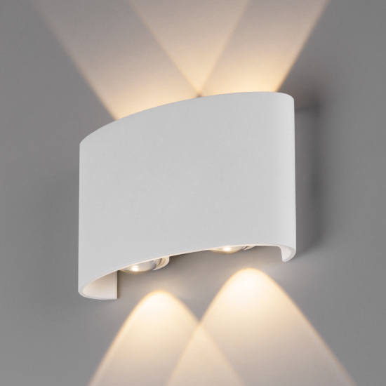 Настенный светильник 1555 Techno LED Twinky Double белый Elektrostandard