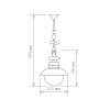 Подвесной светильник Talli H Брауни Gl 3002H Elektrostandard (3)
