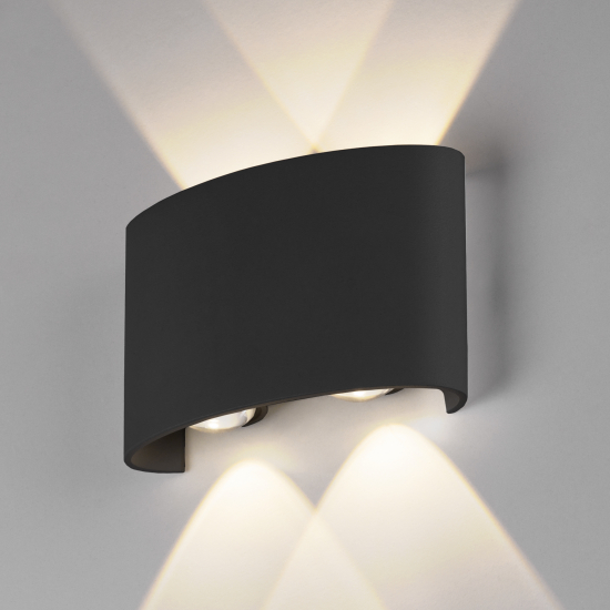 Настенный светильник 1555 Techno LED Twinky Double черный Elektrostandard