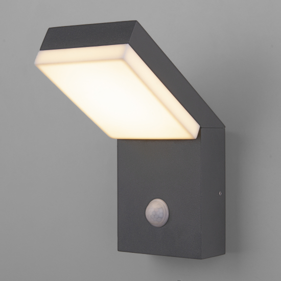 Настенный светильник 1541 Techno LED с датчиком движения серый Sensor Elektrostandard