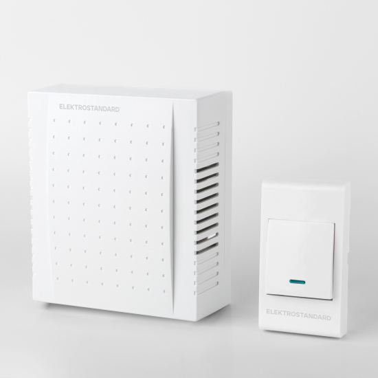 Звонок электромеханический Dbq26M Wm 1M IP44 белый Elektrostandard