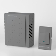 Звонок электромеханический Dbq26M Wm 1M IP44 серый Elektrostandard