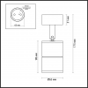 Фасадный светильник 4207/1C Corsus Odeon Light (3)