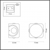 Фасадный светильник 4222/8WL Miko Odeon Light (4)