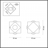 Фасадный светильник 4219/8WL Diamanta Odeon Light (3)