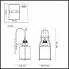 Настенный светильник 4835/1W Kalpi Odeon Light (4)