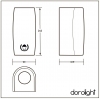 Фасадный светильник Plasi D100-WL-BKT Dorolight (5)