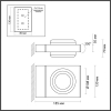 Уличный настенный светильник Vart 4000К 6W 6654/6WL Odeon Light (5)