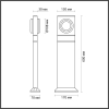Светильник ландшафтный Vart 4000К 10W 6654/10GL Odeon Light (4)