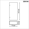 Фасадный светильник Strait 4000К 8W 359194 Novotech (7)