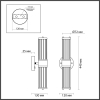 Уличный настенный светильник Kepa 4945/2W Odeon Light (6)