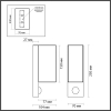 Уличный настенный светильник Motto 4390/2W Odeon Light (5)