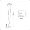 Светильник ландшафтный Bearitz 4000К 12W 6655/12GA Odeon Light (5)