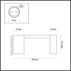 Уличный настенный светильник Tion 4000К 10W 6657/10WL Odeon Light (4)