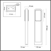 Светильник ландшафтный Villa 4000К 20W 6656/20GL Odeon Light (4)