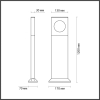 Светильник ландшафтный Como 4000К 10W 6653/10GA Odeon Light (6)