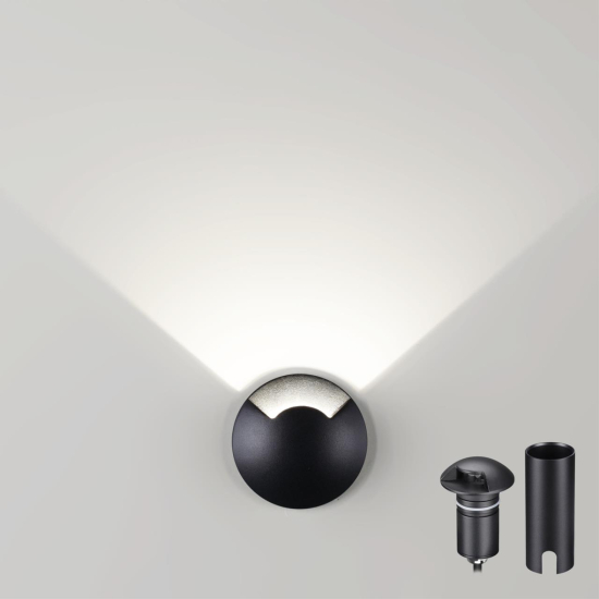 Встраиваемый грунтовый светильник Wald 4000К 3W 6662/1GL Odeon Light