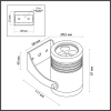 Фасадный поворотный светильник 360 Stima 4000К 6W 6648/6WA Odeon Light (4)