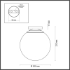 Потолочный накладной светильник Bosco 4248/1C Odeon Light (6)